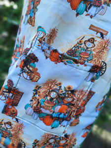 Fall Themed Harvest Scarecrow Apron