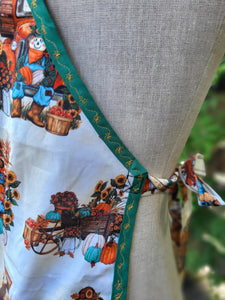 Fall Themed Harvest Scarecrow Apron