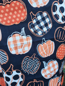 Fall Pumpkin Themed Apron