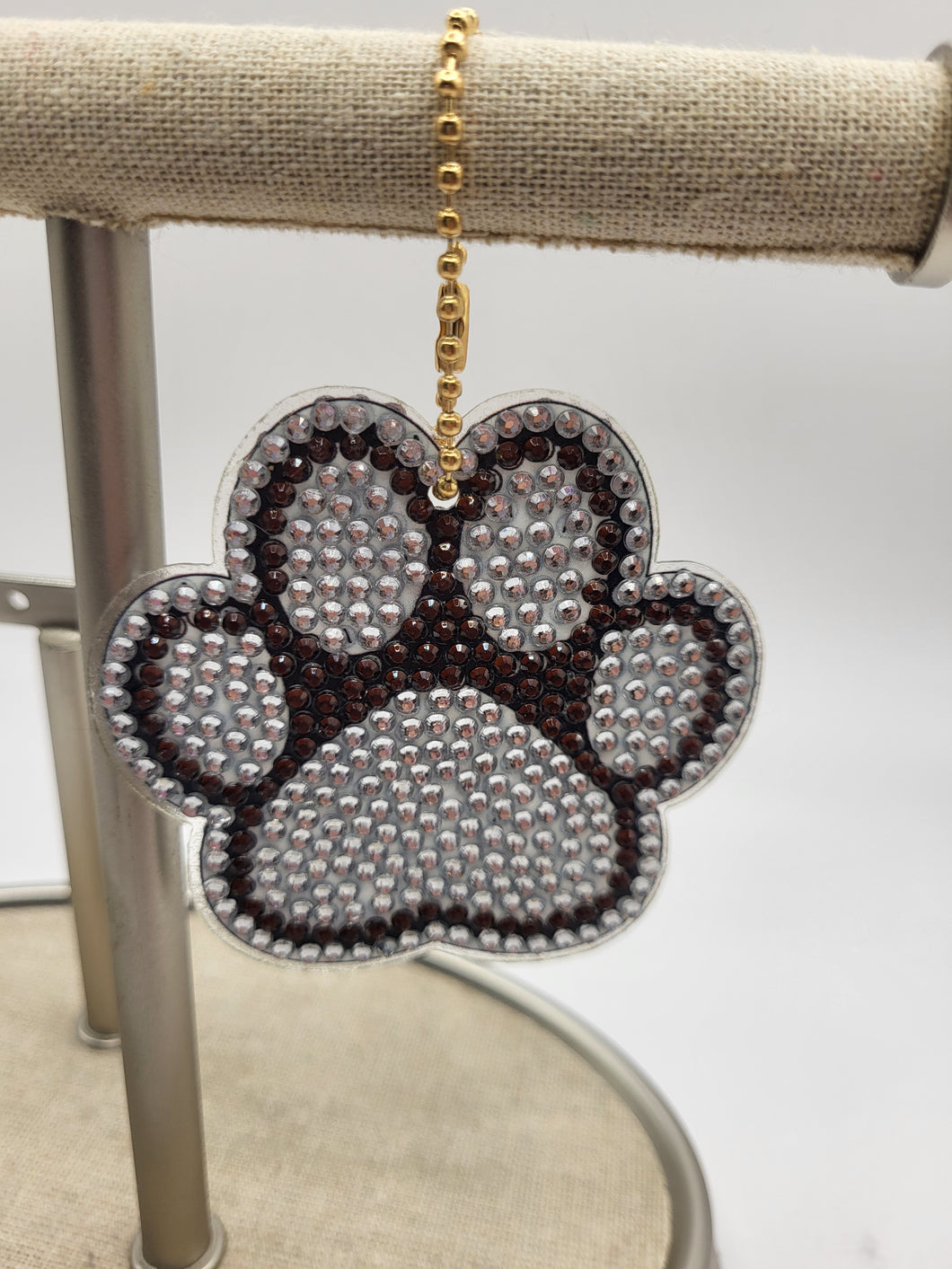 Paw Print Keychain