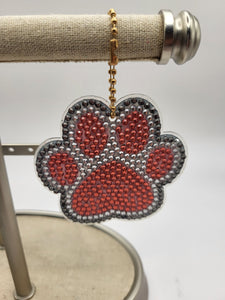 Paw Print Keychain