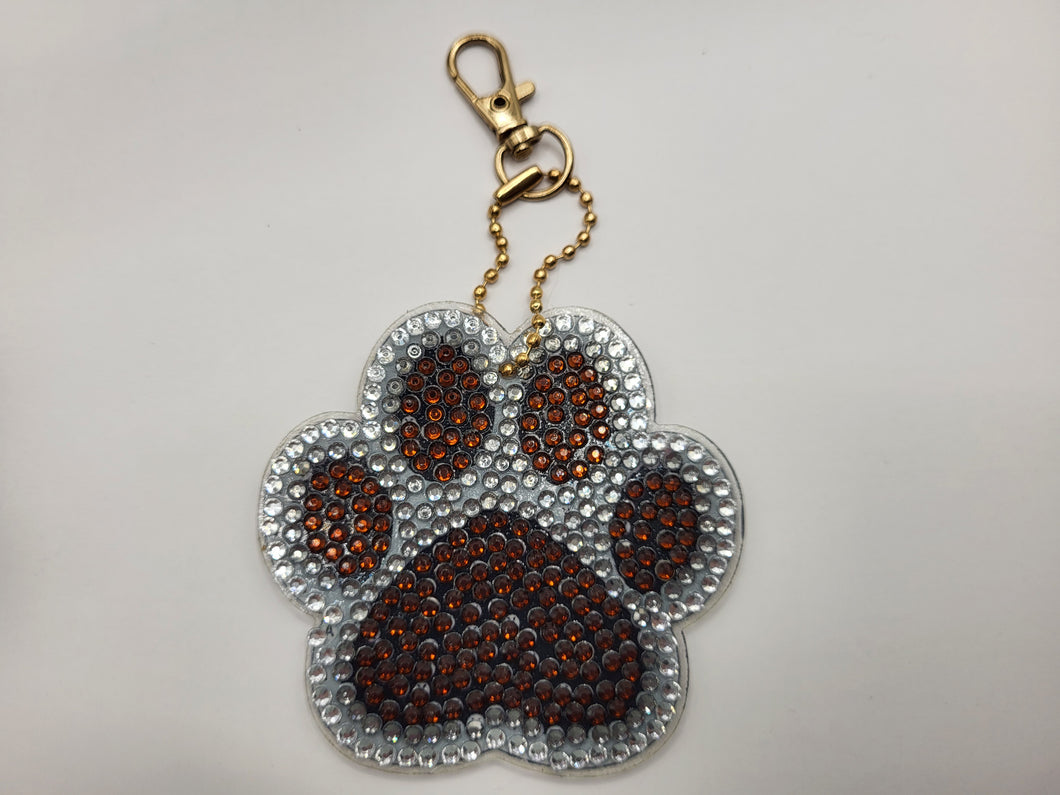 Paw Print Keychain