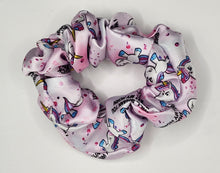 Load image into Gallery viewer, Grumpy Unicorn Satin Scrunchie