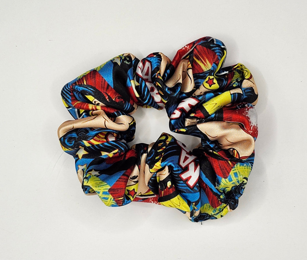 Wonder Woman Satin Scrunchie