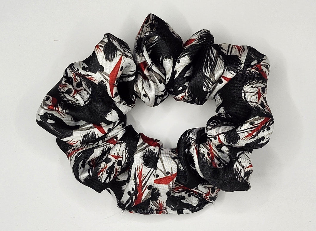 Friday the 13th Satin Scrunchie