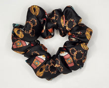 Load image into Gallery viewer, Coffee Mickey Satin Scrunchie