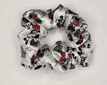 Load image into Gallery viewer, Mickey &amp; Minnie Satin Scrunchie