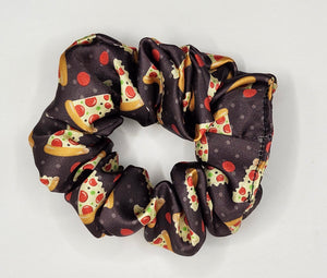 Pizza Satin Scrunchie