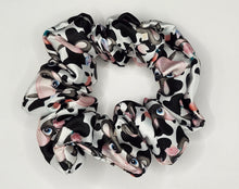 Load image into Gallery viewer, Cow Satin Scrunchie