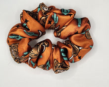 Load image into Gallery viewer, Highland Cow Satin Scrunchie