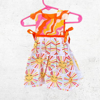 Sunny Retro Dish Towel Dress