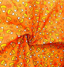 Load image into Gallery viewer, Candy Corn Satin Scrunchie