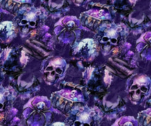 Load image into Gallery viewer, Skulls Satin Scrunchie